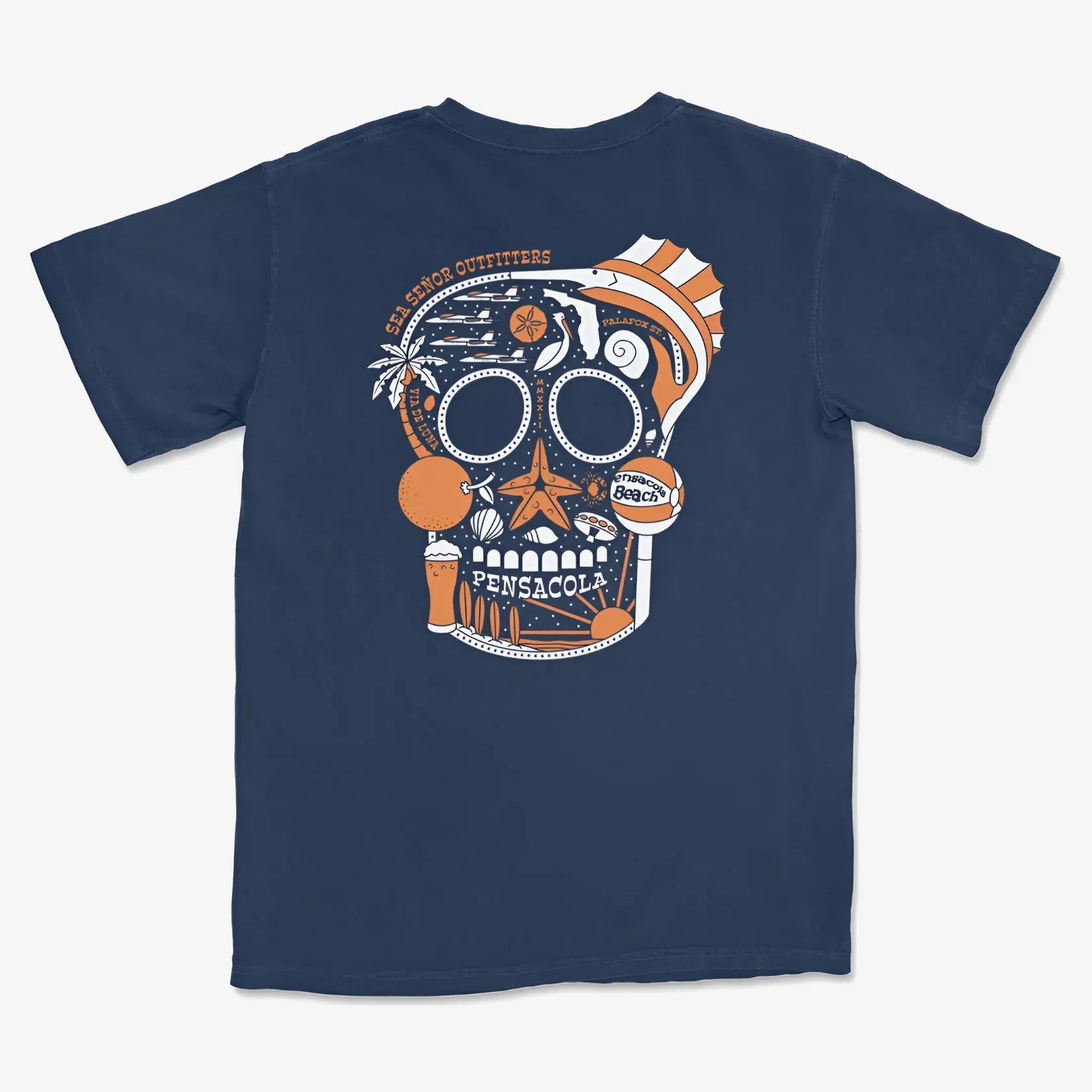 Houston Astros Sugar Skull Tee Shirt