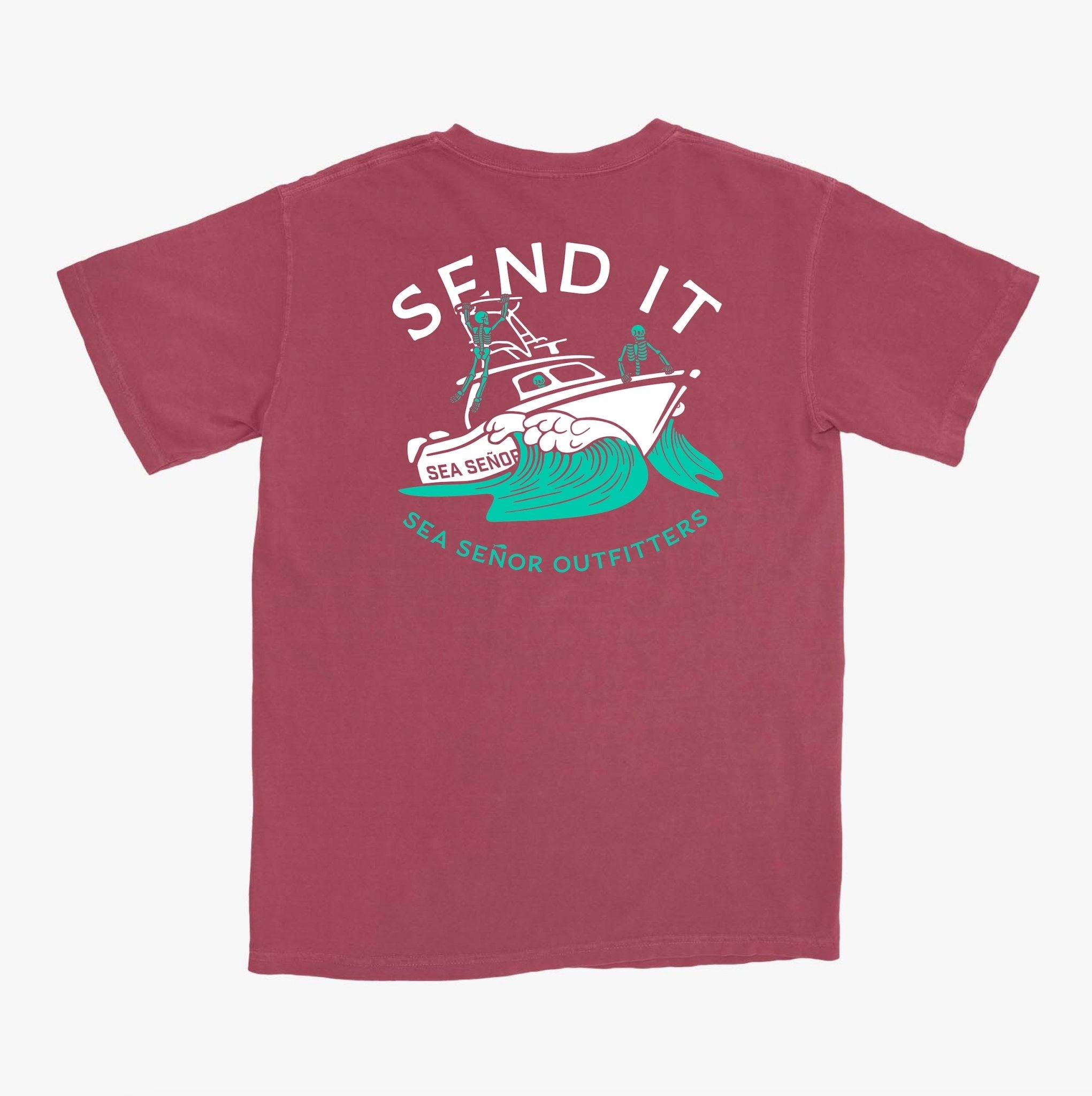Life Is Good - Mens Ocean Boat T-Shirt