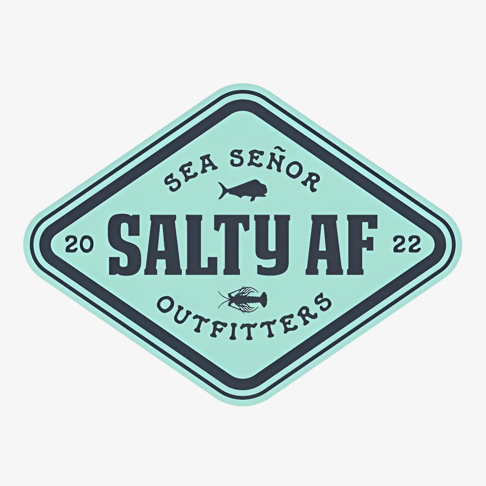 Salty AF - Diamond Sticker - Sea Señor Outfitters