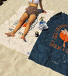 Sand Free, beach, towel, quick dry, air dry, oversized, large, comfy, cotton, design, palm tree, shoreline, pool