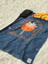 Sand Free, beach, towel, quick dry, air dry, oversized, large, comfy, cotton, design, palm tree, shoreline, pool